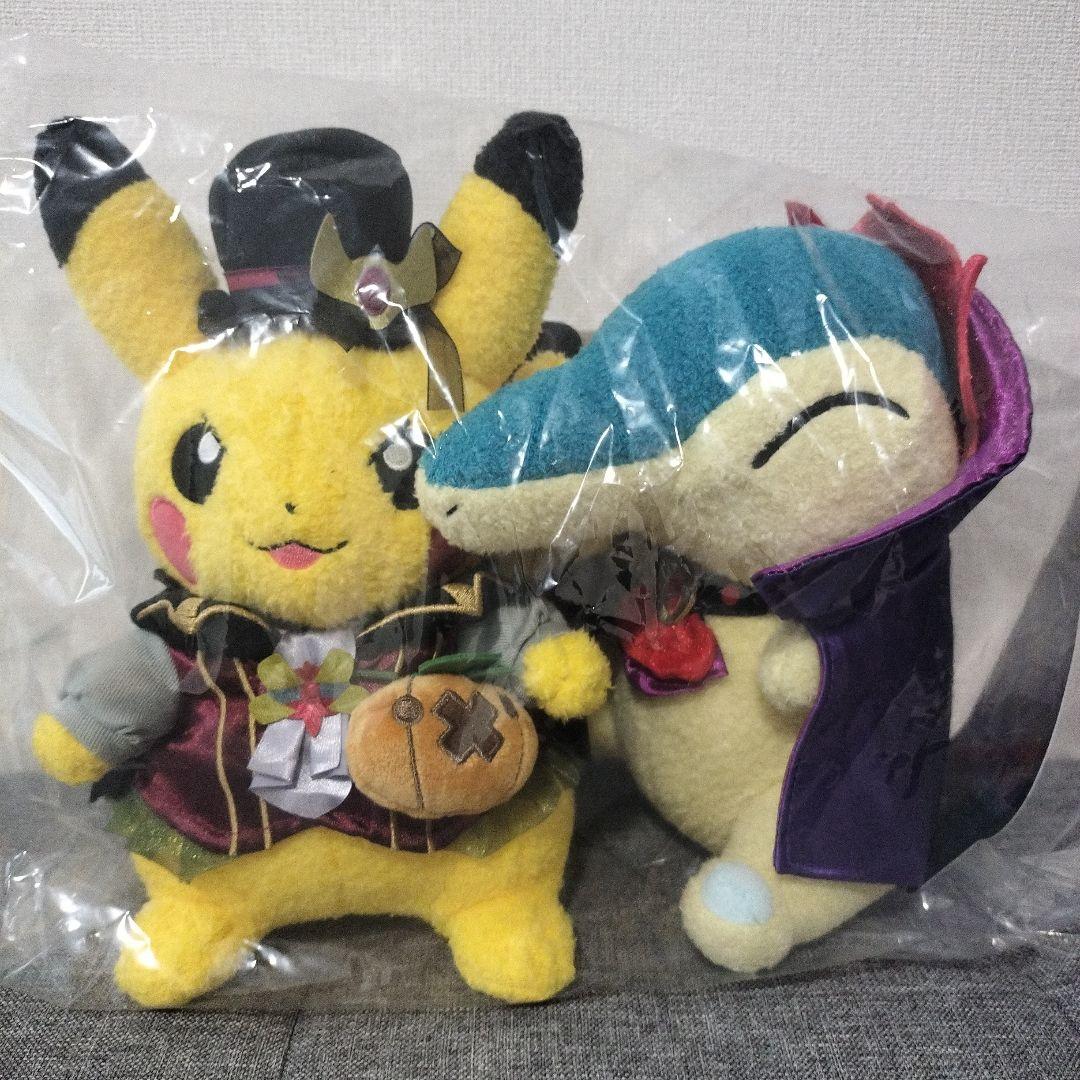 ハロウィンコスチューム2025年 ピカチュウ ヒノアラシ ぬいぐるみ