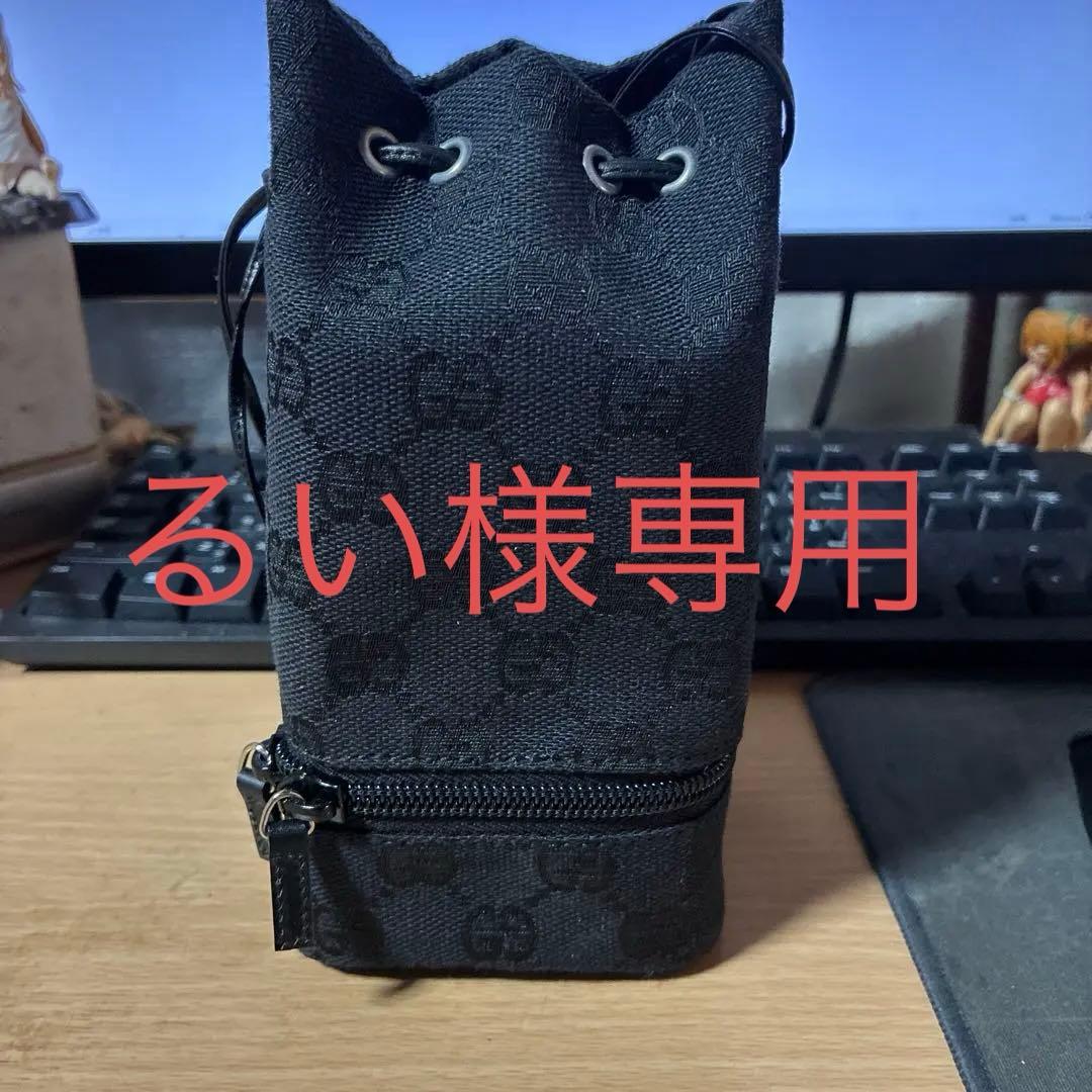 GUCCI GGキャンパス巾着型ポーチ Photoroom_000_20241025_143431.