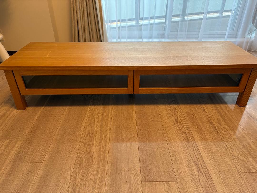廃盤品 無印良品 テレビボード AVラック タモ材 150cm幅 - メルカリ
