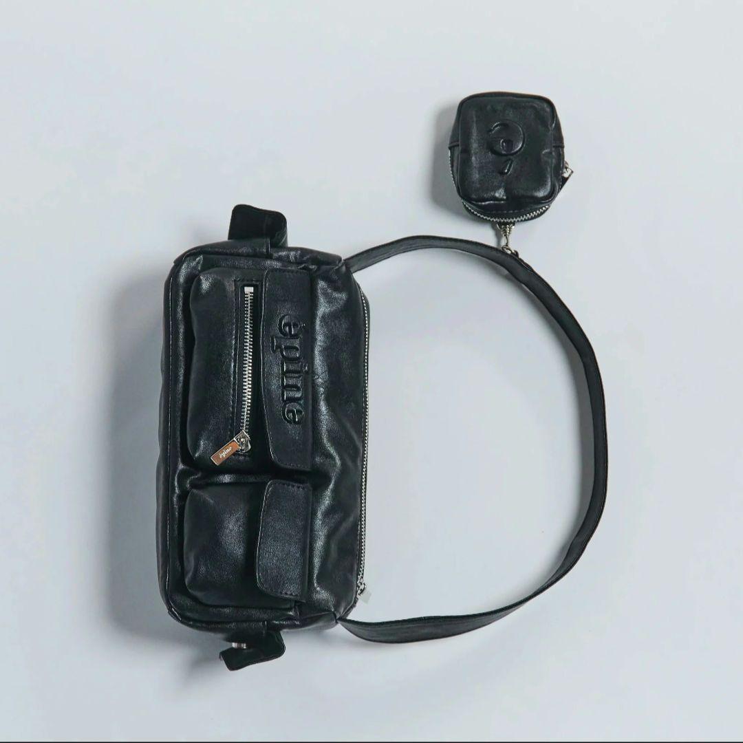 épine pouch Pocket bag black épine pouch Pocket bag black épine pouch Pocket bag black