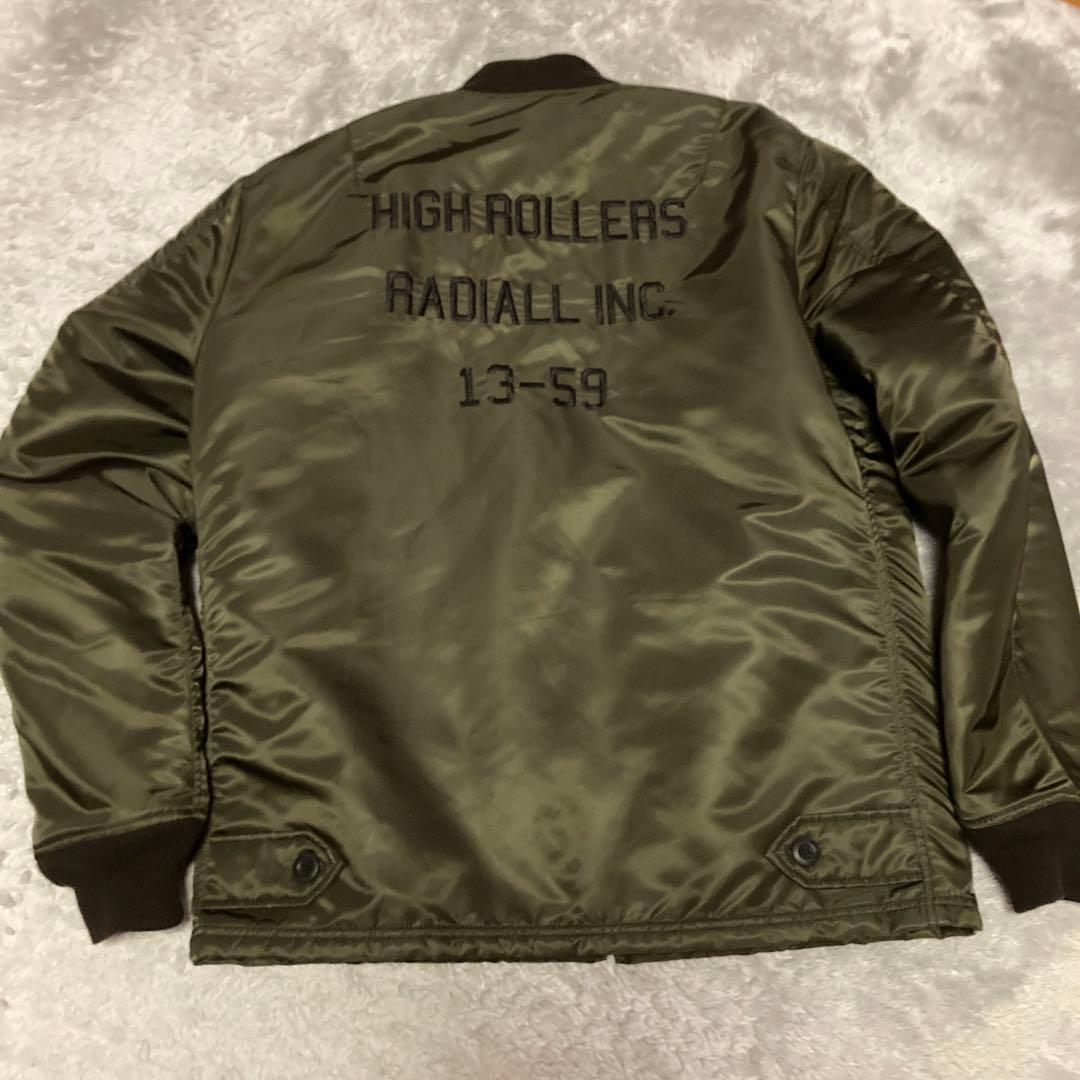 Radiall☆ラディアル☆MA-1☆フライトジャケット☆オリーブ☆XL
