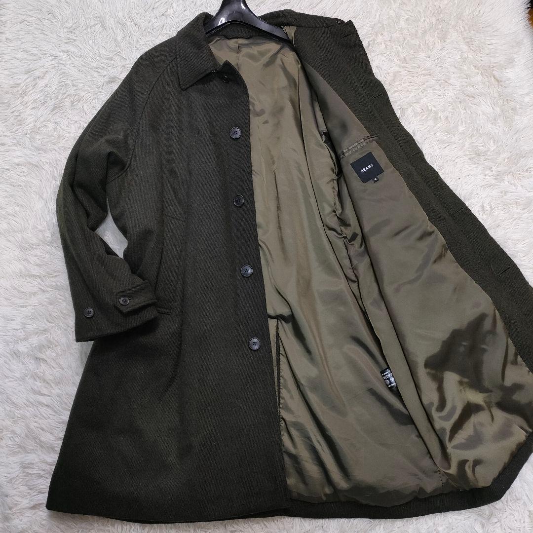 近年モデル ビームス カシミアMix EASY COAT ロング ステンカラー BEAMS（ビームス）の「BEAMS / カシミヤ ミックス イージーコート