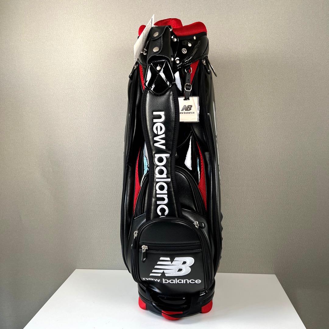 ぽむたぱぱ様専用】【新品】 ニューバランス キャディバッグ 黒×赤