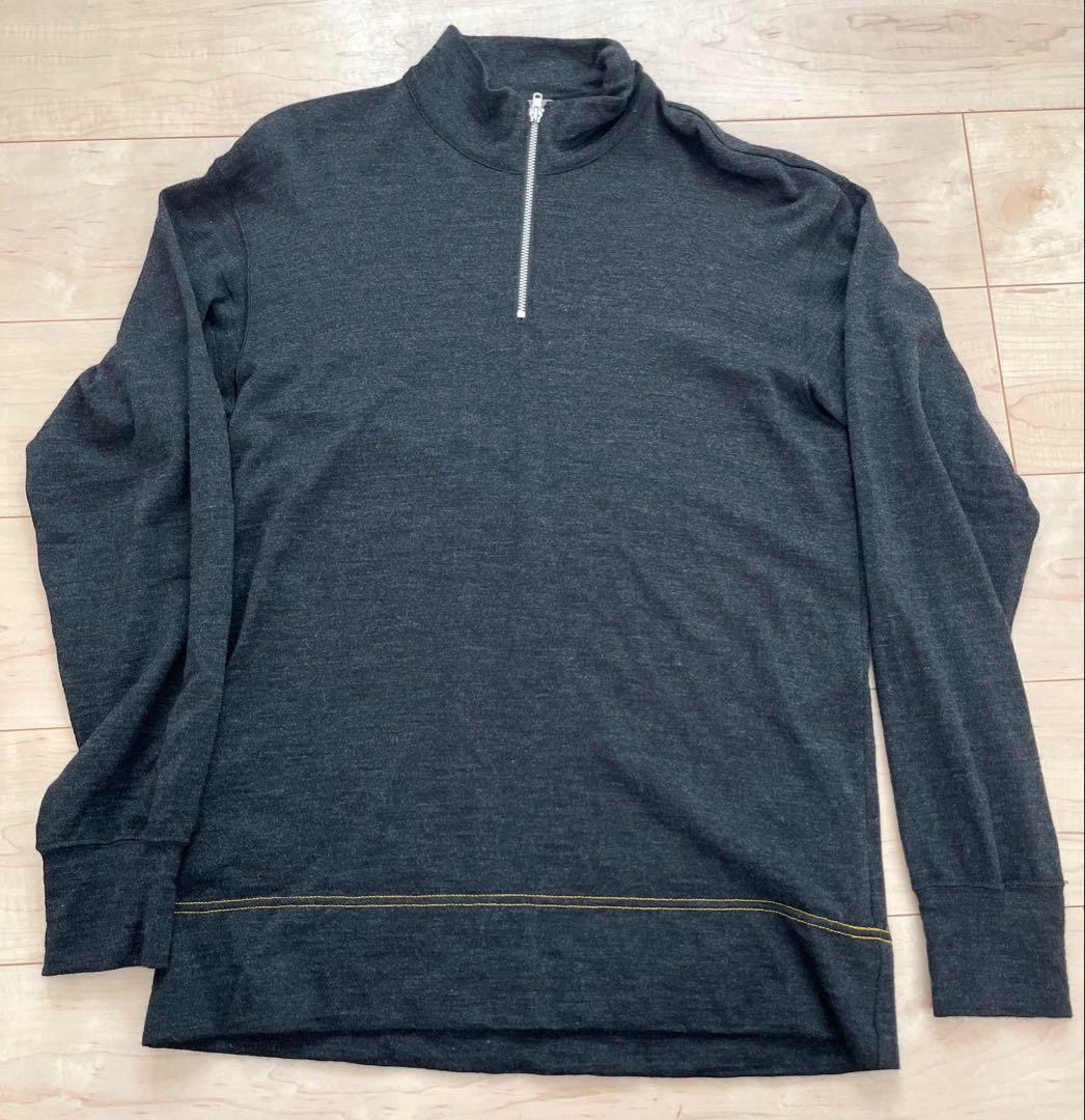 COMME des GARCONS HOMME ハイネック　ハーフジップニット COMME des GARCONS HOMME コムデギャルソン オムCOMME ウールアウト