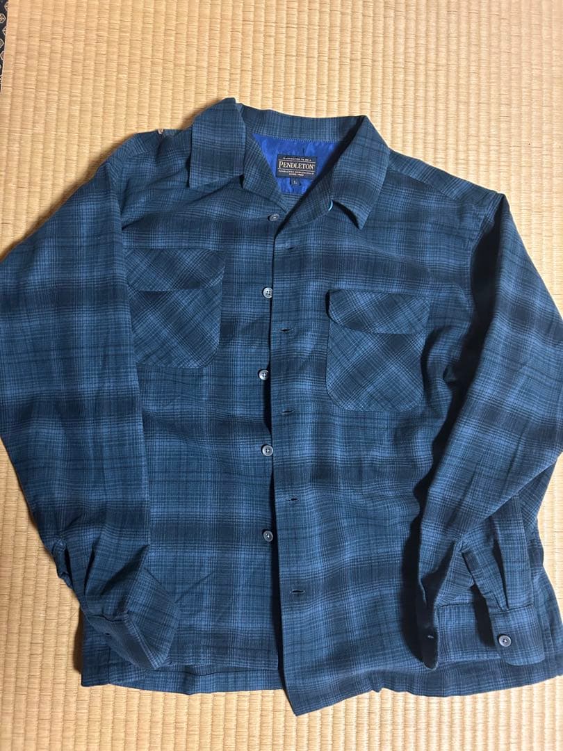 ペンドルトン relume別注 コットン シャギーオープンカラーシャツ PENDLETON / ペンドルトン 別注コットンシャギー オープンカラーシャツ