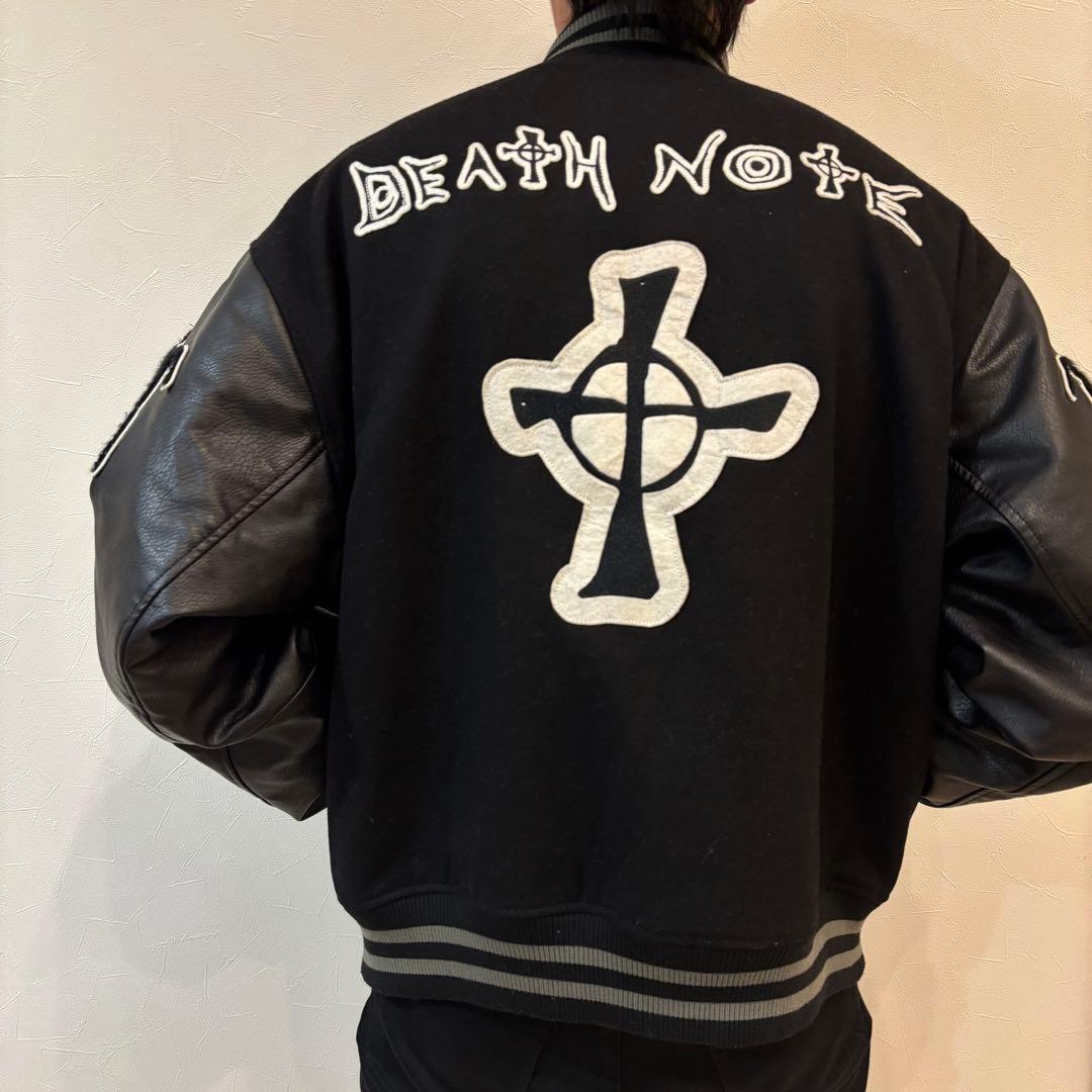 激レア】XLARGE x DEATHNOTE VARSITY JACKET L - メルカリ