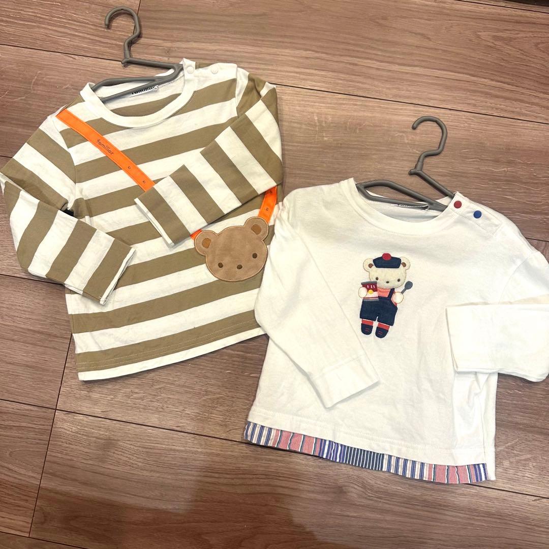 a*3様 familiar ロンT90 2枚セット a*3様 familiar ロンT90 2枚セット Tシャツ｜ファミリア公式オンライン