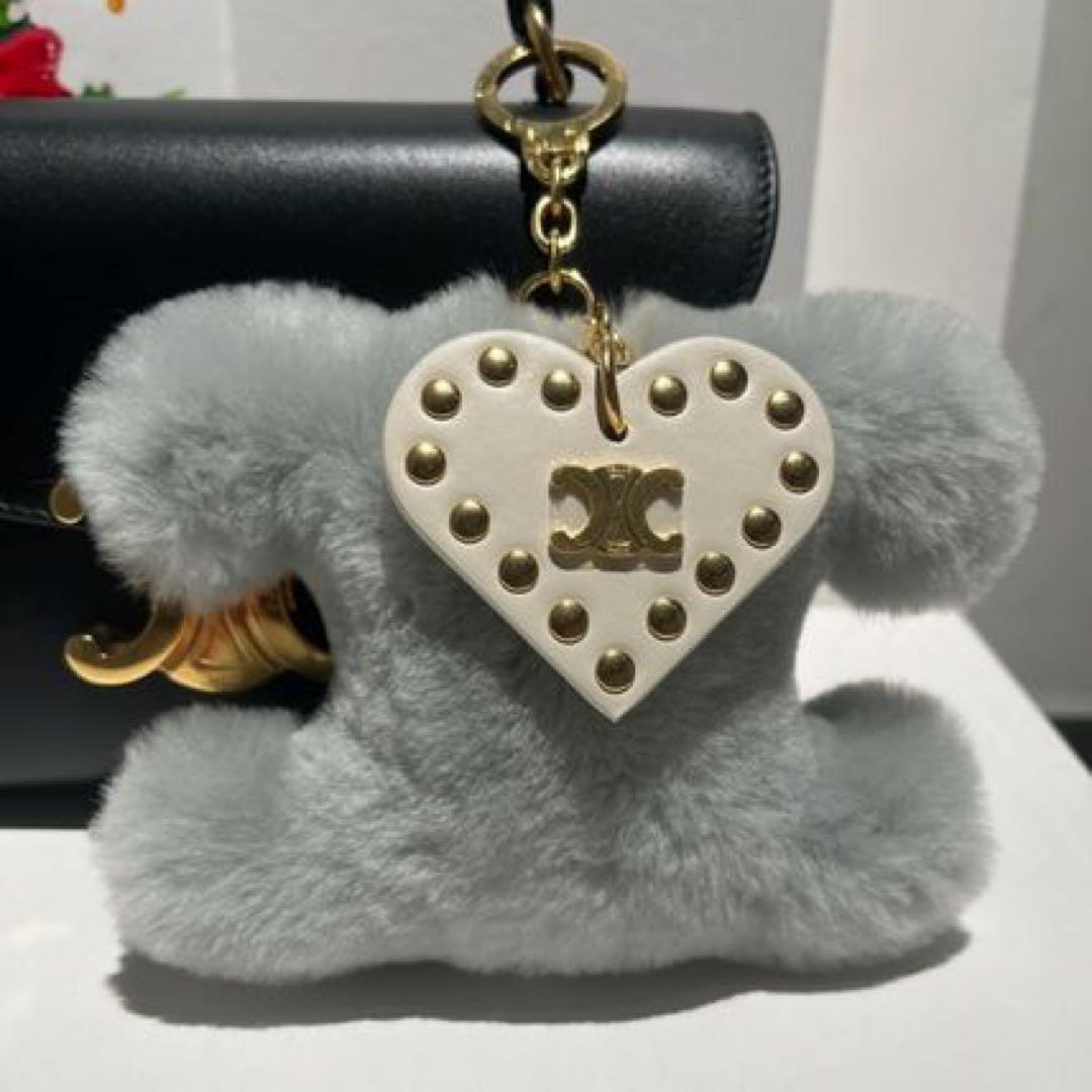 hi テディベア型グレーキーホルダー sweet付録クマ型グレーキーホルダー - メルカリ