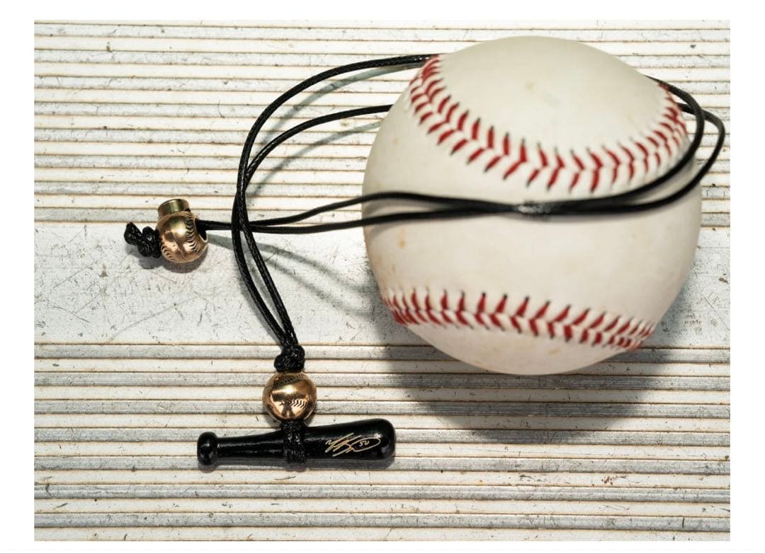 Legacy All Star Necklace ブラック ムーキーベッツ Mookie Betts All Star Signature Necklace – Baseball Jewelry for