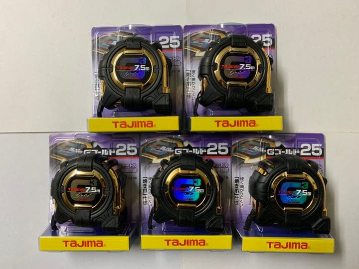 タジマ Tajima スケール G3ゴールドロック G3GL25-75BL×5個 Amazon.co.jp: タジマ(Tajima) コンベックス 7.5m×25mm G3ゴールド