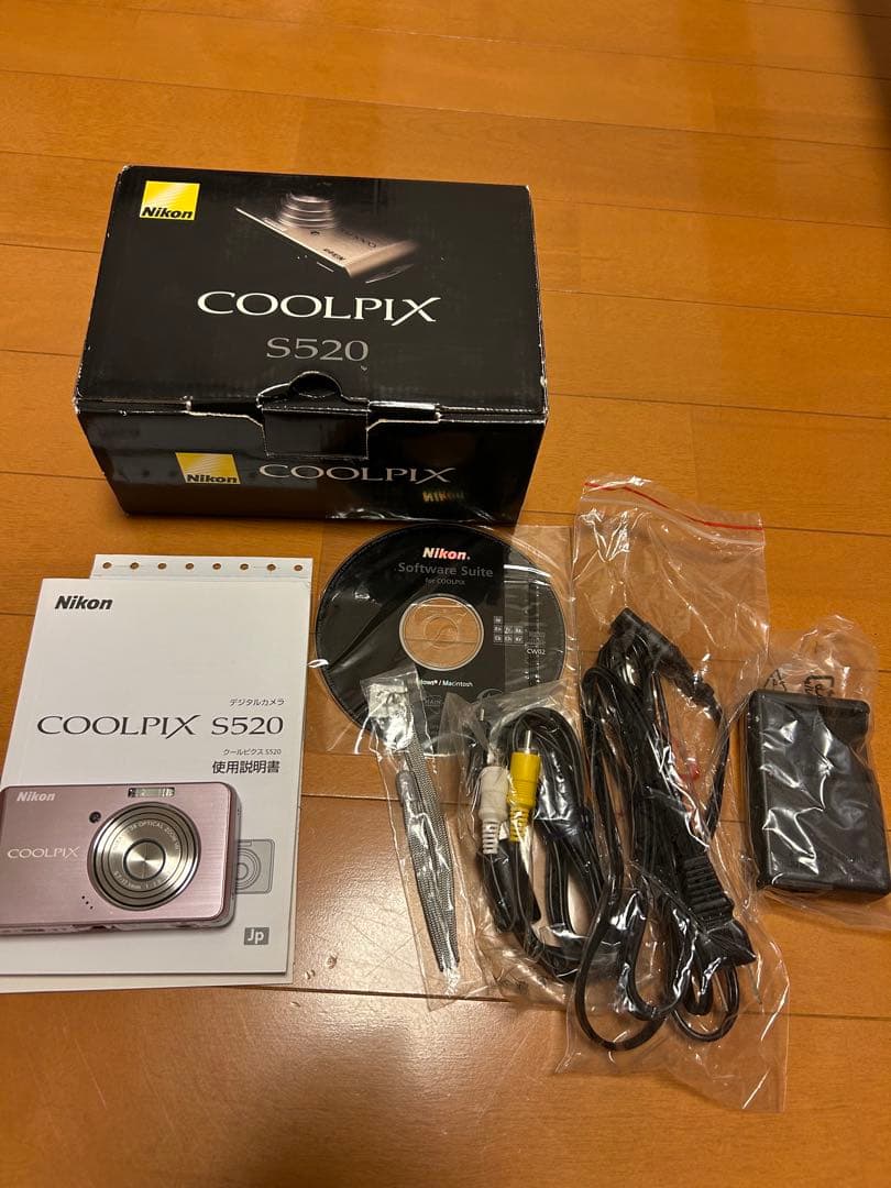 Nikon COOLPIX S520 SAKURA 付属品有 動作確認済コンデジ