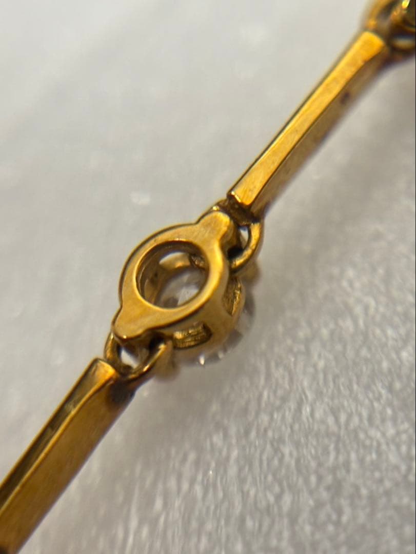 【 K18 / ネックレストップ】ダイヤ0.42ct チャーム 1.12g