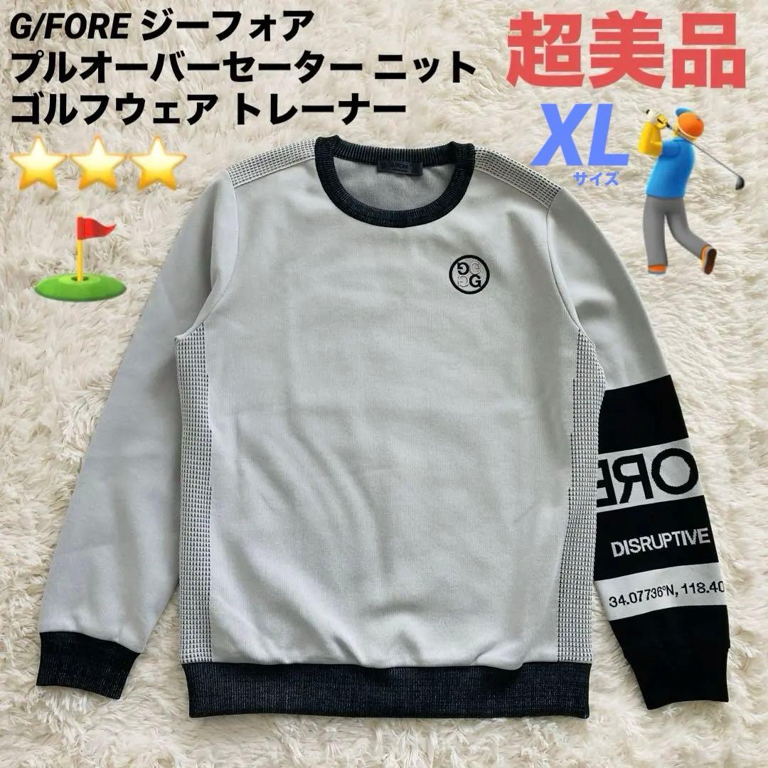 【超美品】G/FORE ジーフォア プルオーバーセーター ニット ゴルフウェア 超美品】G/FORE ジーフォア プルオーバーセーター ニット ゴルフウェア