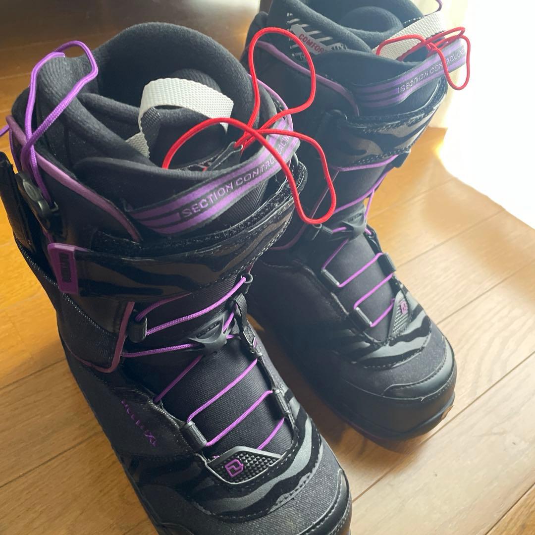 DEELUXE Alpha Lara CF 24.0 迷彩柄ブラックパープルdeeluxe