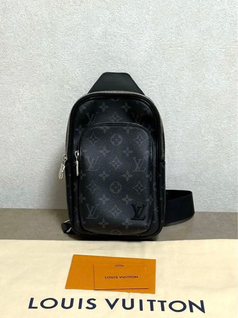 ルイヴィトン M47137アヴェニュー・スリングバッグ PM ICチップ アヴェニュー・スリングバッグ PM モノグラム・エクリプス｜ルイ