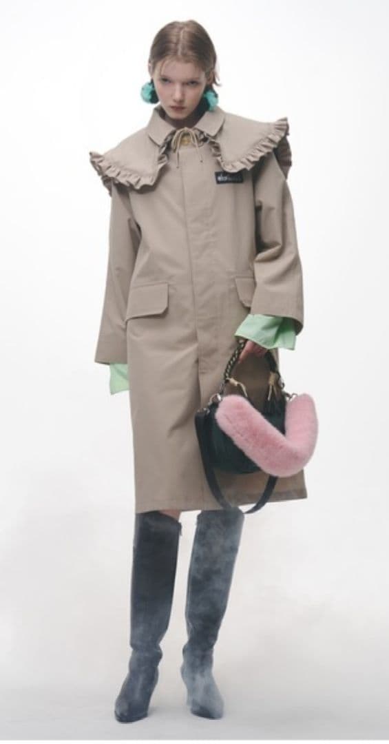 NON TOKYO 3WAY FUR HANDLE BAG OUTDOOR