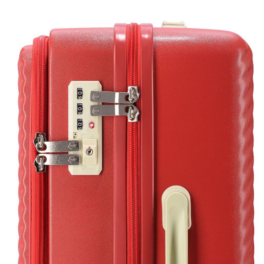 ACE HaNT マイン(フロントジップ) キャリーケース34L アネモネレッド