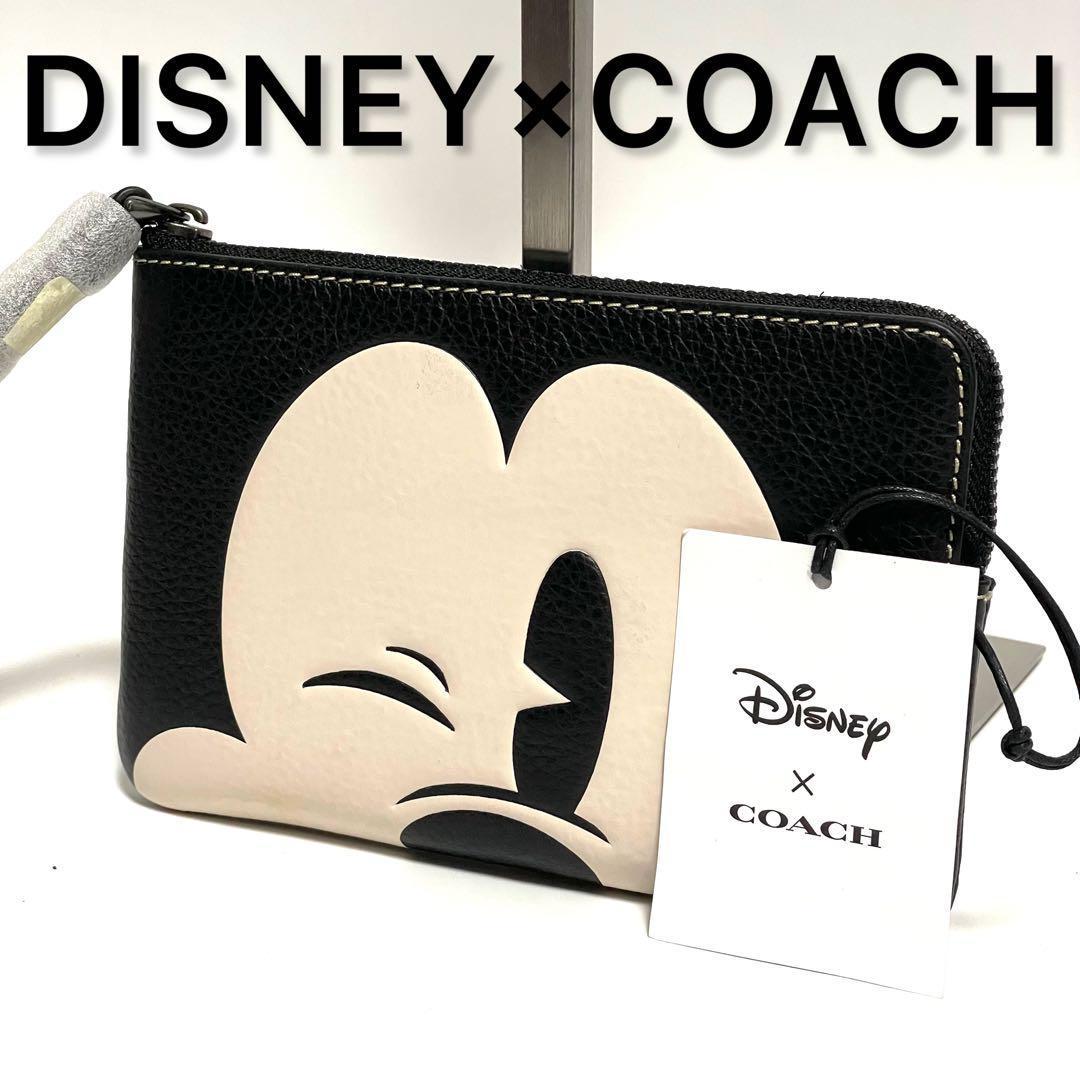 ✨未使用品✨DISNEY×COACHコーナージップ ポーチ ウインクミッキー ✨未使用品✨DISNEY×COACHコーナージップ ポーチ ウインクミッキー