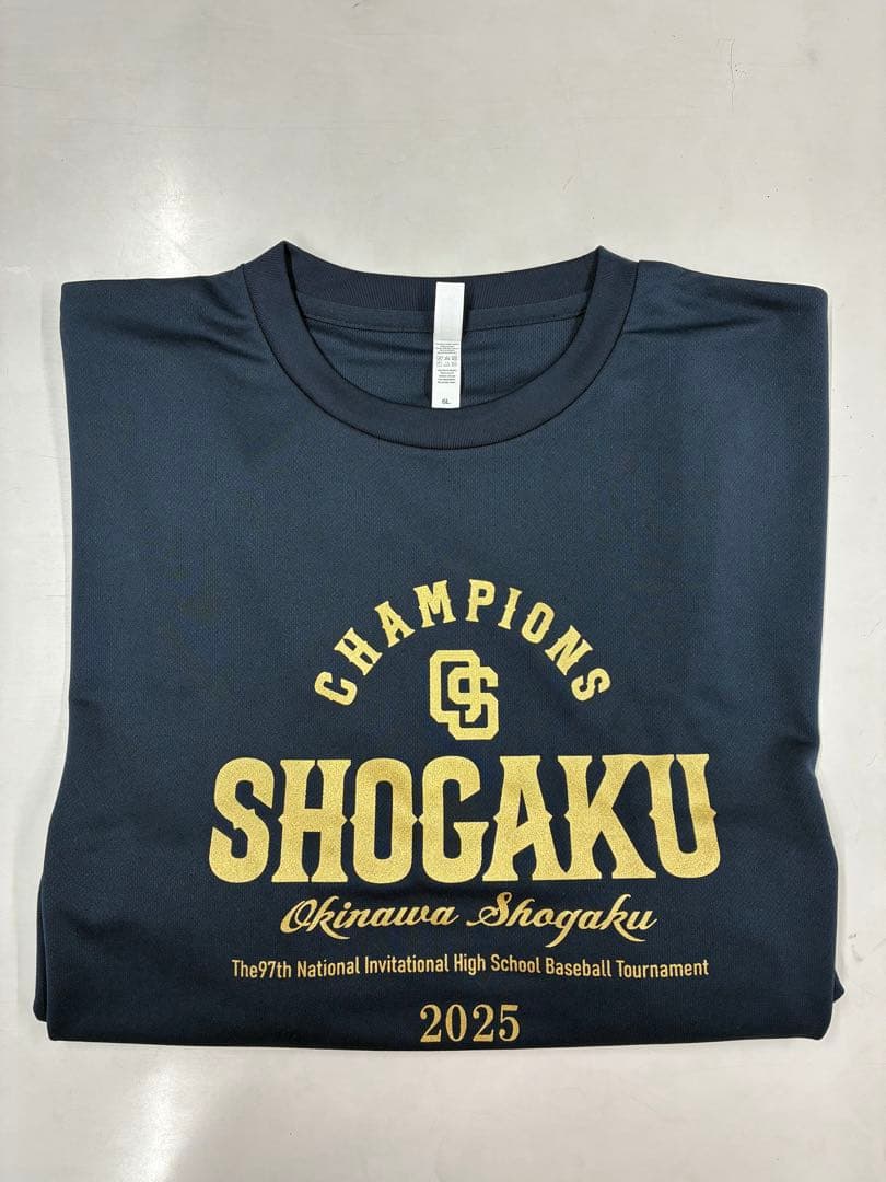沖縄尚学 高校野球大会記念Tシャツ 2025年 6L 沖縄尚学 2025甲子園 第107回全国高校野球選手権大会出場記念Tシャツ