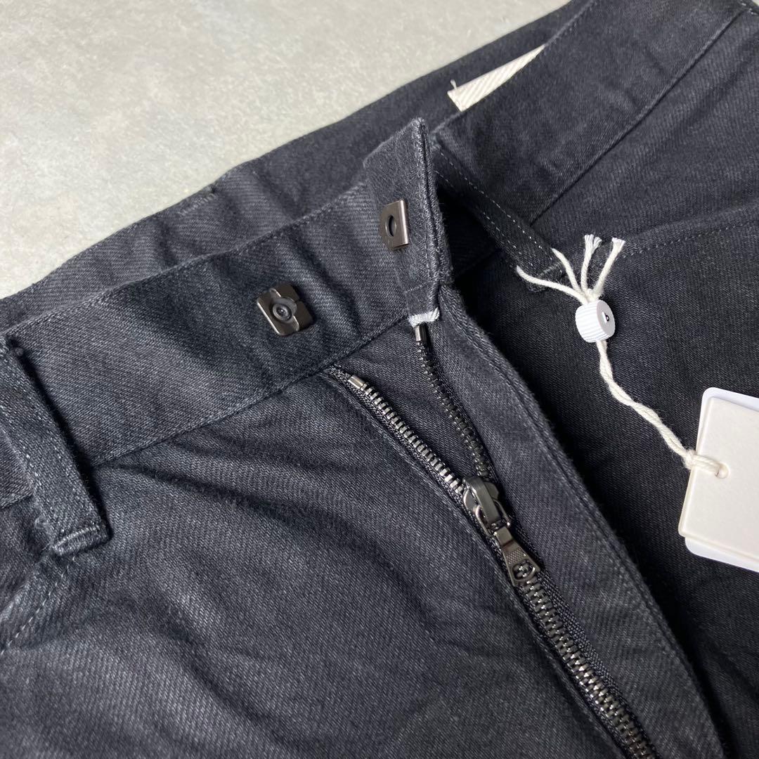 タグ付き blurhms 12.9oz Denim Slacks ブラック 0