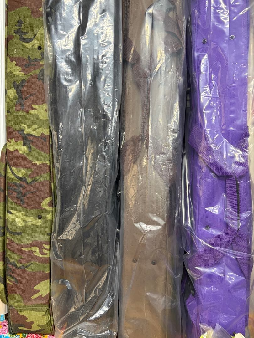 あっこちゃん様専用 沖縄三線用木製折りたたみ式三線立て ブラウン 新品