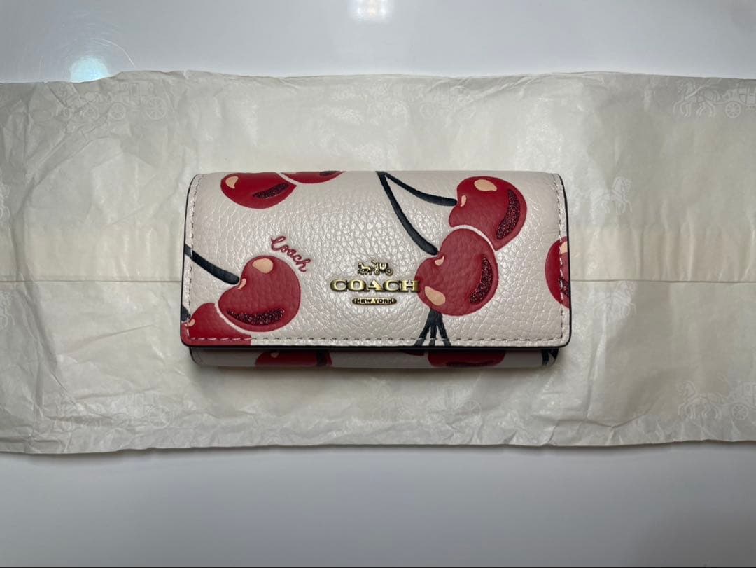 COACH チェリー キーケース COACH（コーチ） コーチCOACHキーケース 新作 新品 シグネチャー
