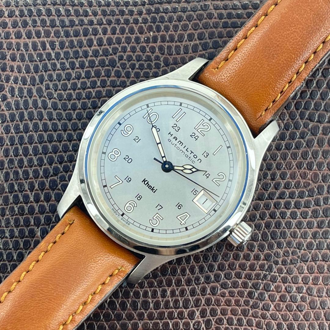 良品】ハミルトン カーキ 9721B 自動巻腕時計 付属品有り - メルカリ