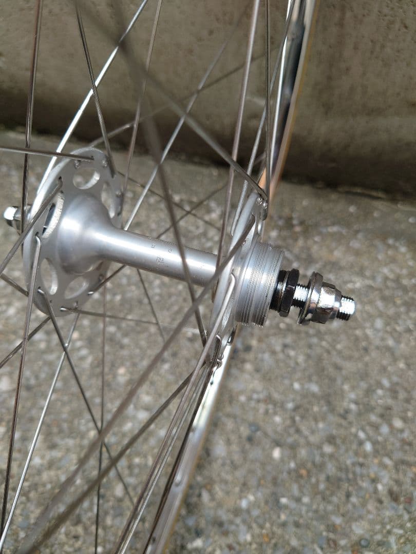 貴重 ピストホイール 前後セット 旧車ピストに