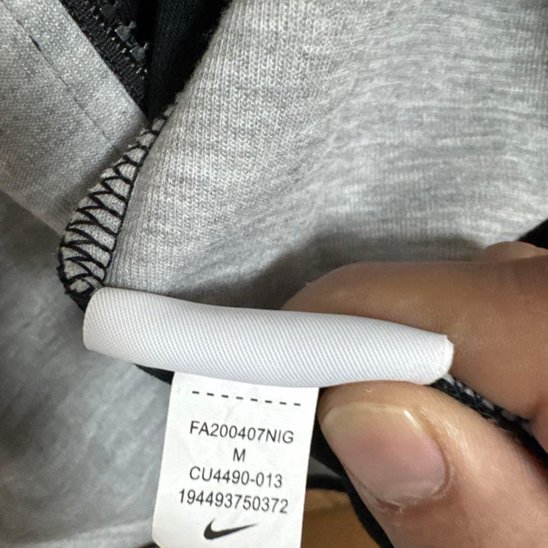 偉*中様 NIKE テックフリース セットアップ M FA20 ブラックグレー海