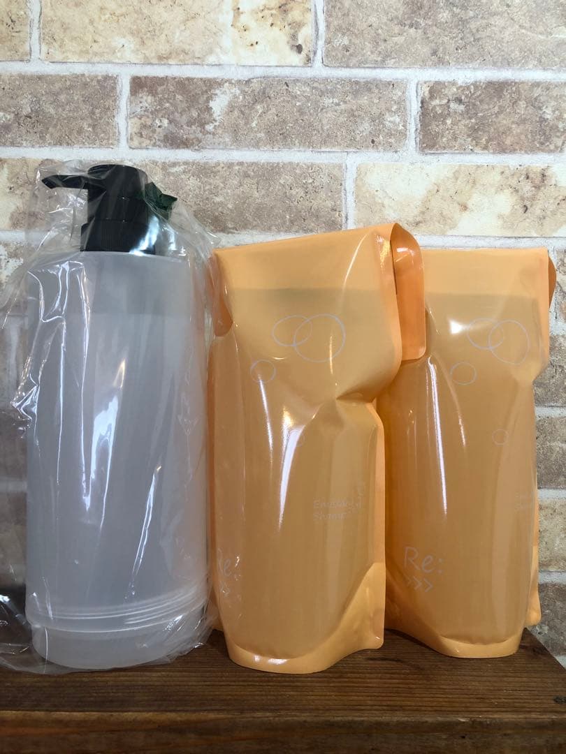 アジュバンエミサリーシャンプーレフィル600ml2個セットカートリッジ付き ADJUVANT（アジュバン） リ： エミサリー シャンプー 600ml 詰替用|リ