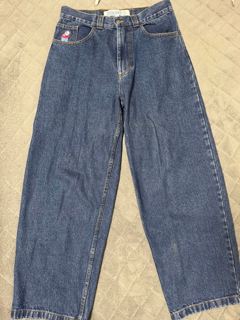 パンツ Polar Skate Co Big Boy Jeans XS Big Boy Pants - Light Blue OG – Polar Skate Co.