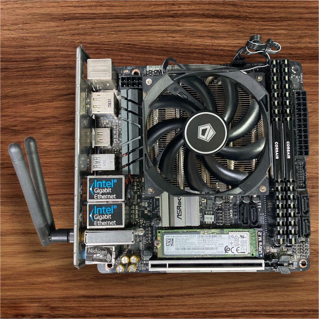 itxマザボセット】Z390+i7-8700+512gb+16gb 新 モデル