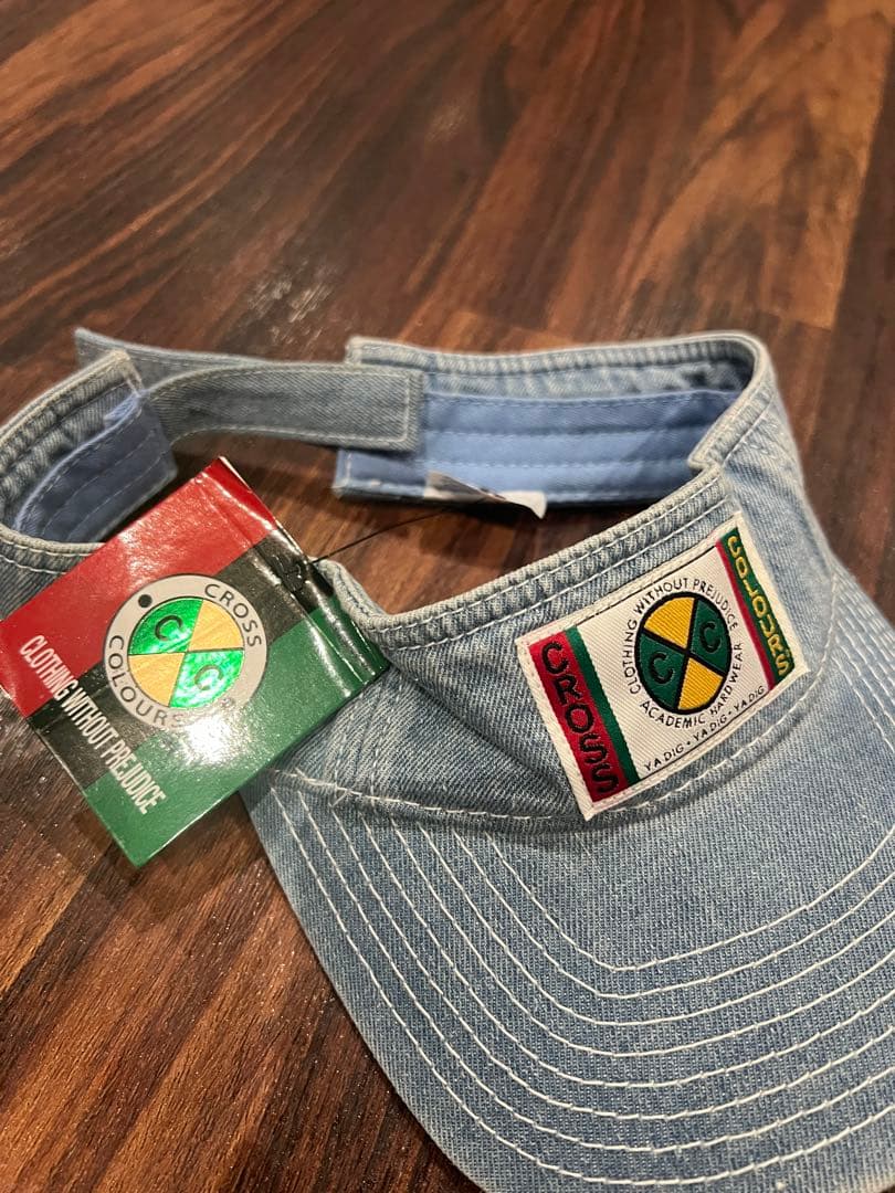 CROSS COLOURS デニム サンバイザー CROSS COLOURSのサンバイザーを使った人気ファッションコーディネート