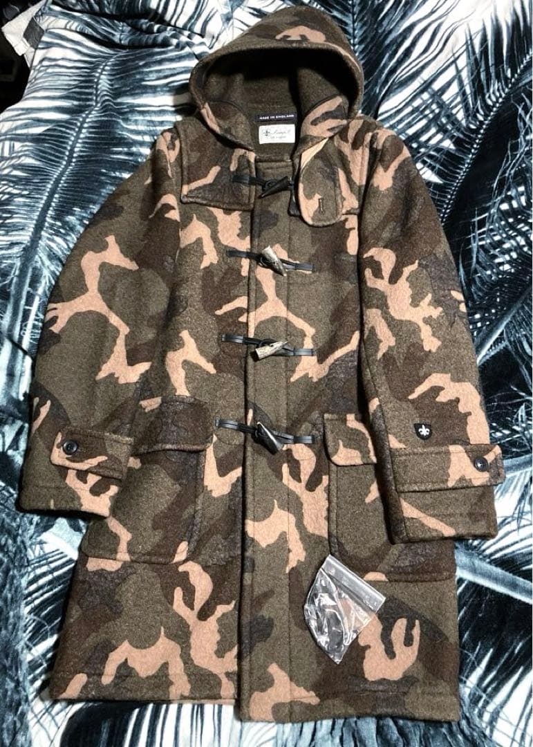 美品 英国製 sweep los angeles 迷彩 ダッフルコート カモフラ - メルカリ
