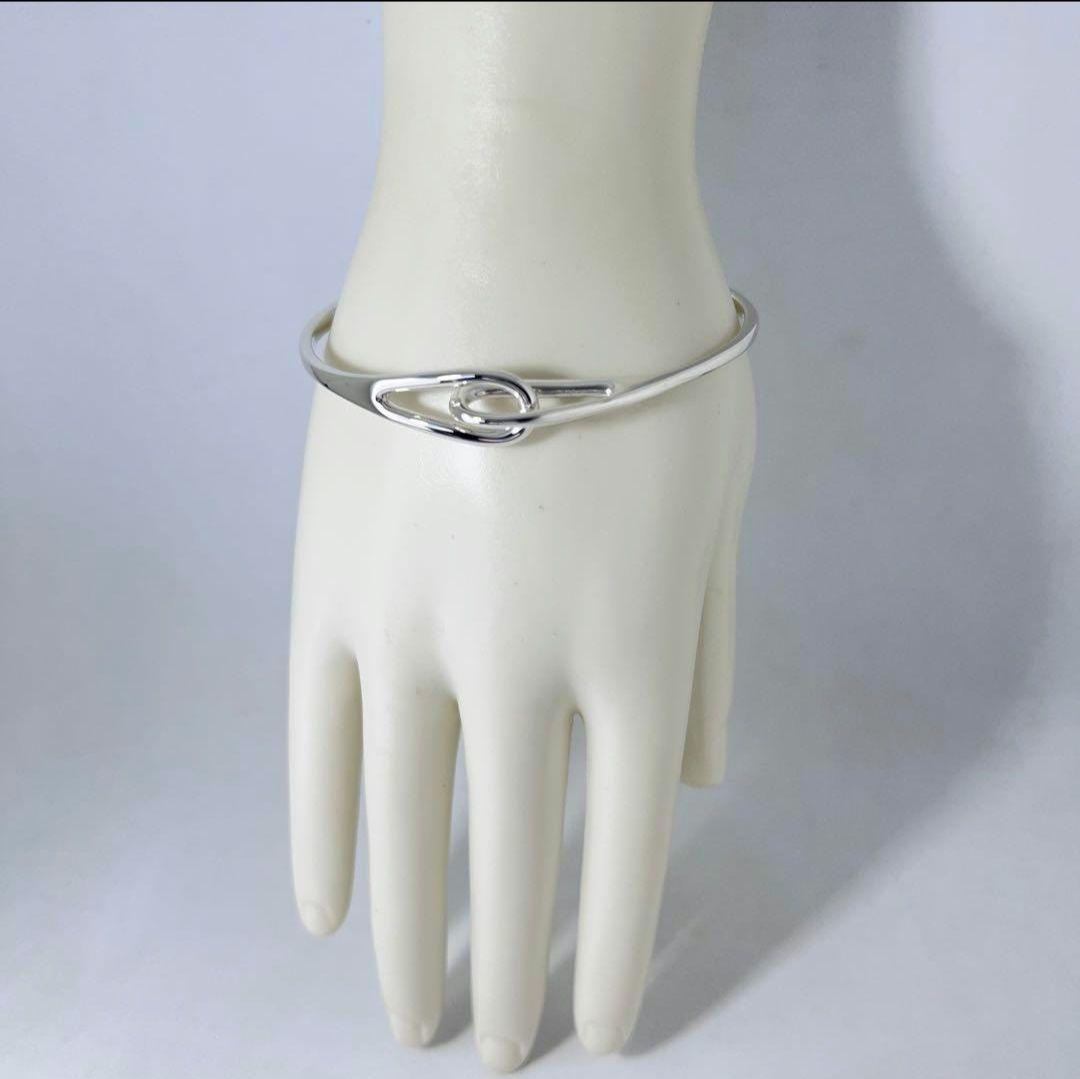 ティファニー ダブルループバングルブレスレット シルバー925 磨き済