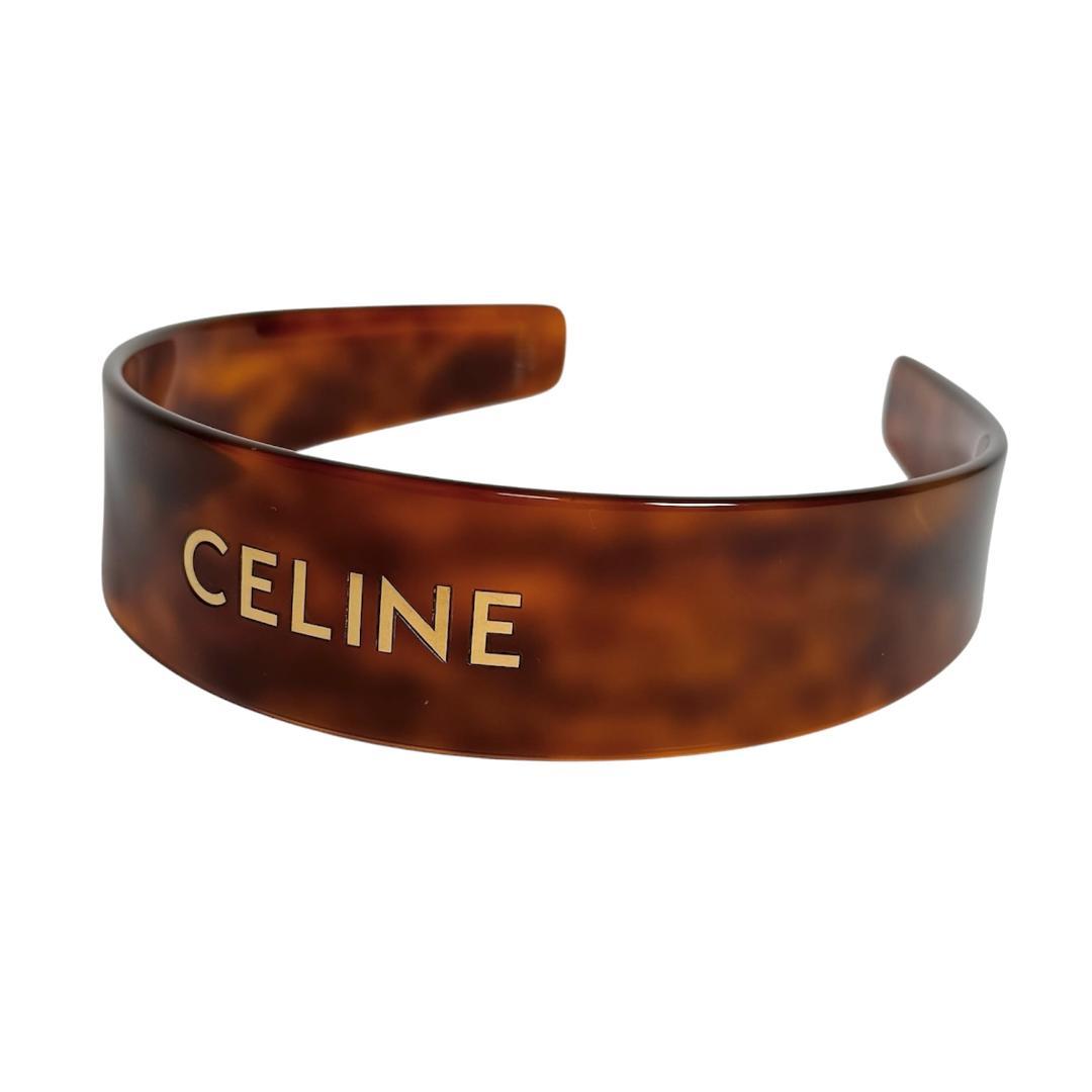現行　セリーヌ　CELINE　カチューシャ　ヘアアクセサリー　ヘッドバンド CELINE（セリーヌ） カチューシャ B104C2L87.38NG レディース レザー