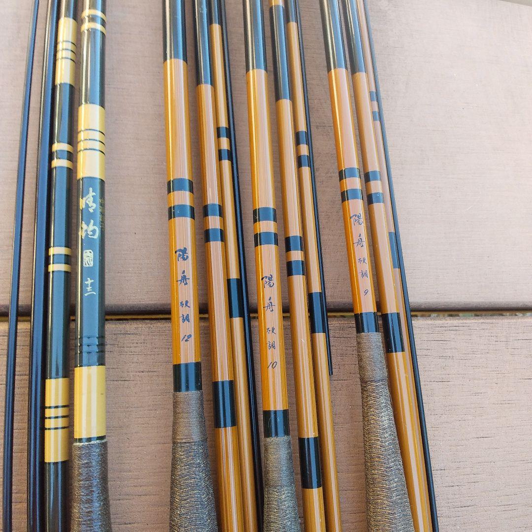 Daiwa ヘラブナ竿 陽舟9.10.12尺、 晴釣13尺4本セット販売