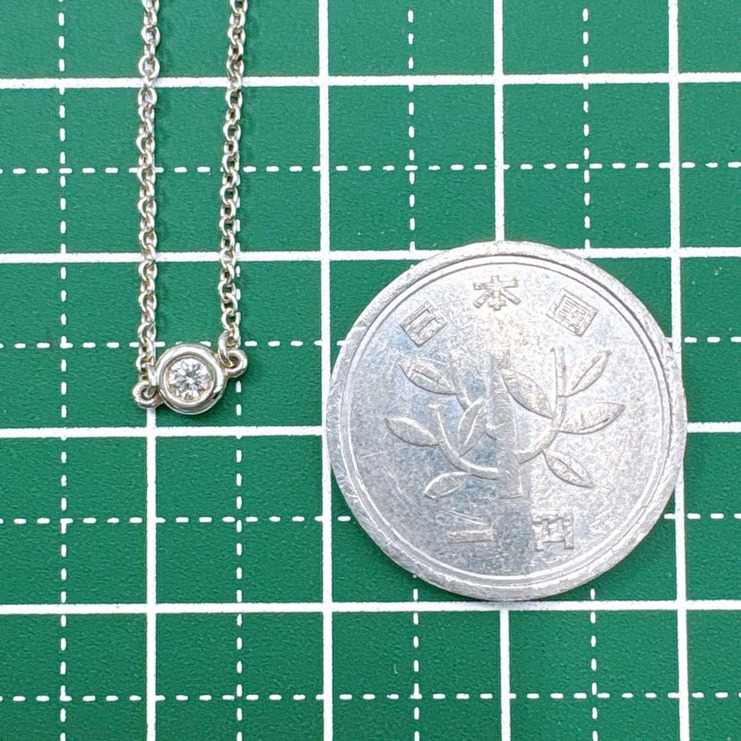 美品 ティファニー バイザヤード ダイヤ 3.8mm ブレスレット シルバー