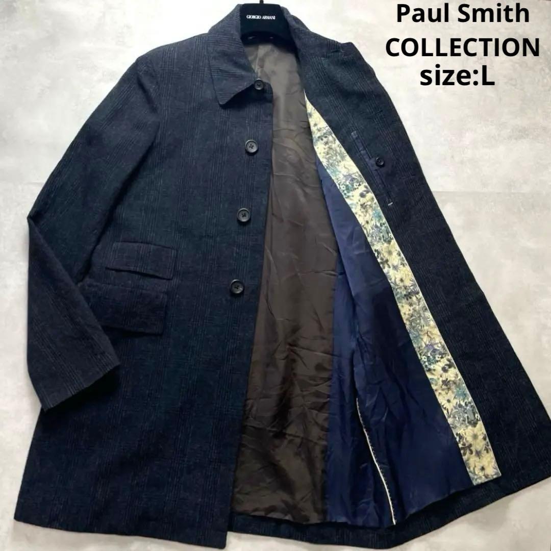 極美品✨ポールスミス 花柄×グレンチェックロングチェスターコート近年モデル L 2531274020793XU___996_02_mediu