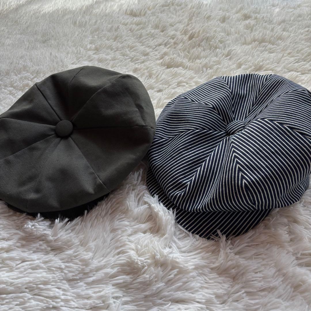 New York hat co キャスケット　usa製　2点セット NEW YORK HAT（ニューヨークハット） キャンバス生地 ハンチング帽子