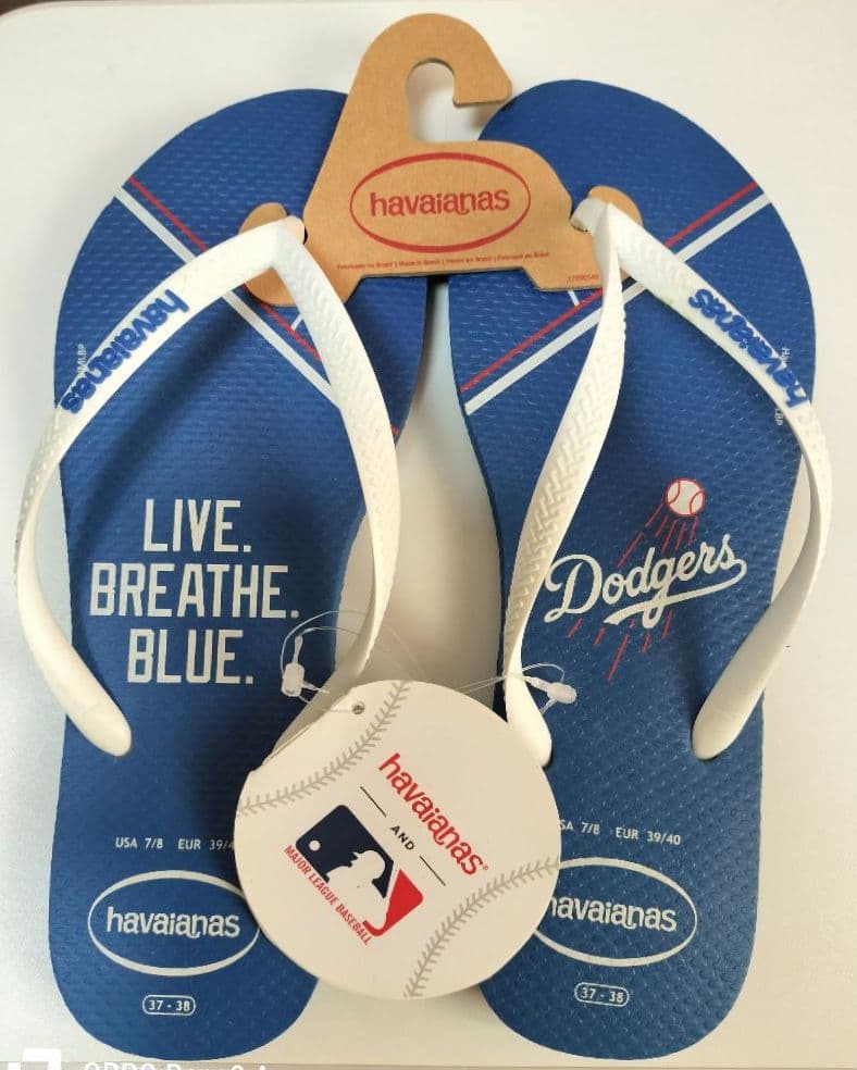 【超レア】ドジャース Dodgers ビーチサンダル エムエルビー（MLB）（キッズ）ジュニア MLBシャワーサンダル LA-SDL06