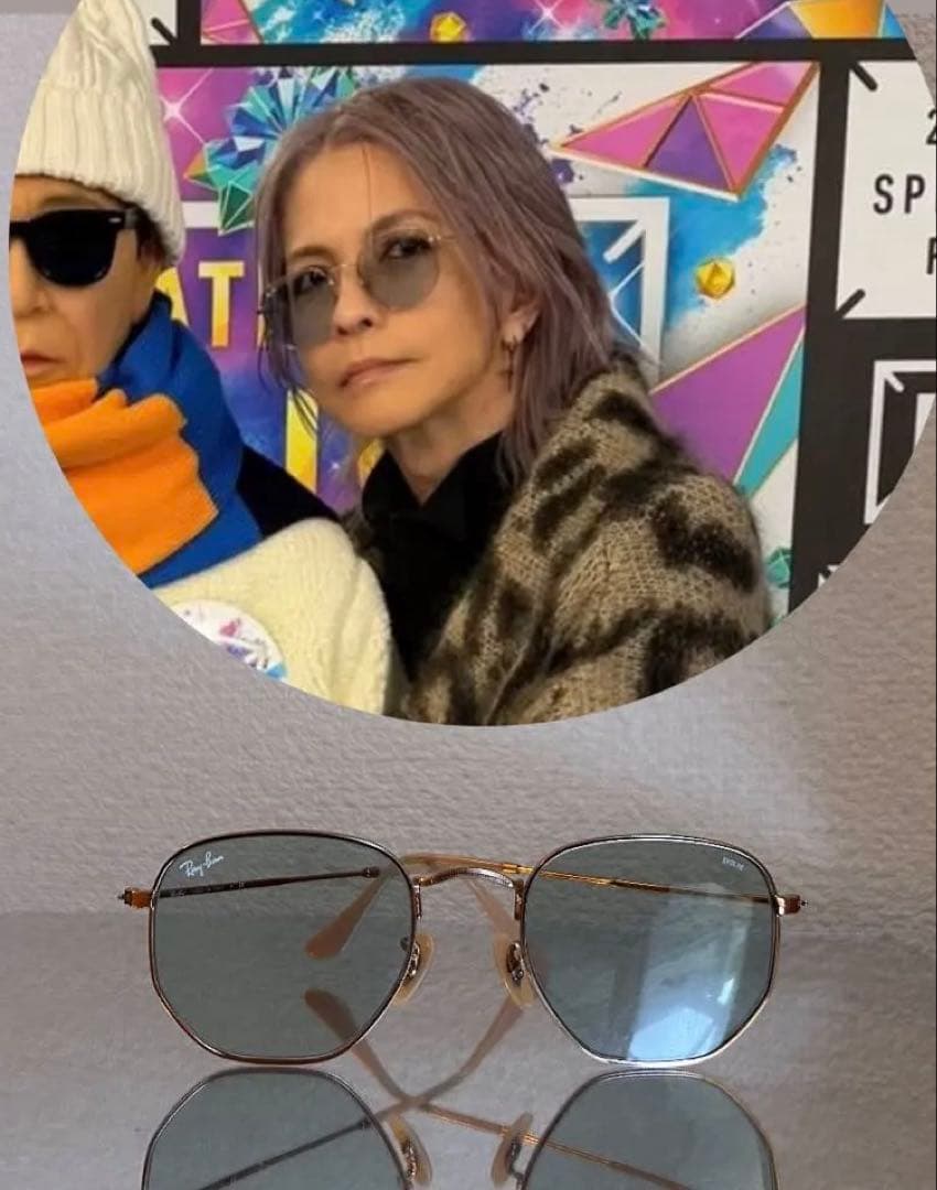 幻の同色！！12/26 Mステ L'Arc〜en〜Ciel hyde サングラス - メルカリ