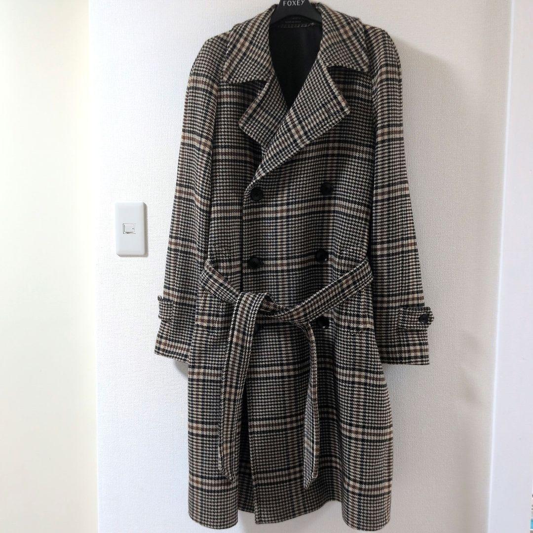 専用　　美品✨タリアトーレ RIDLEY ダブル チェック ロングコート ベルト 専用 美品✨タリアトーレ RIDLEY ダブル チェック ロングコート ベルト