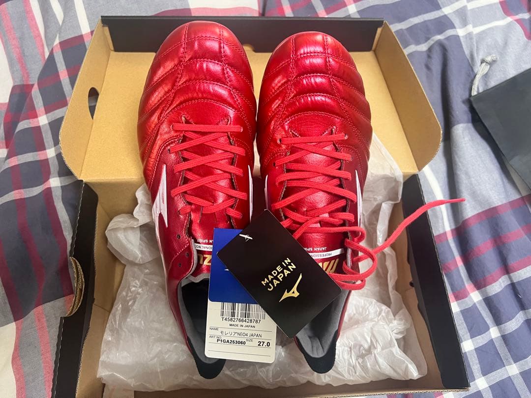 ミズノ　モレリアネオIV JAPAN 27.0CM