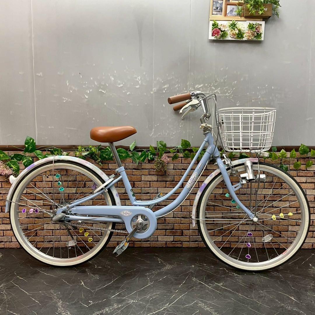 78】子供用自転車 子供車 ブリヂストン Ricorina 水色 22インチ - メルカリ