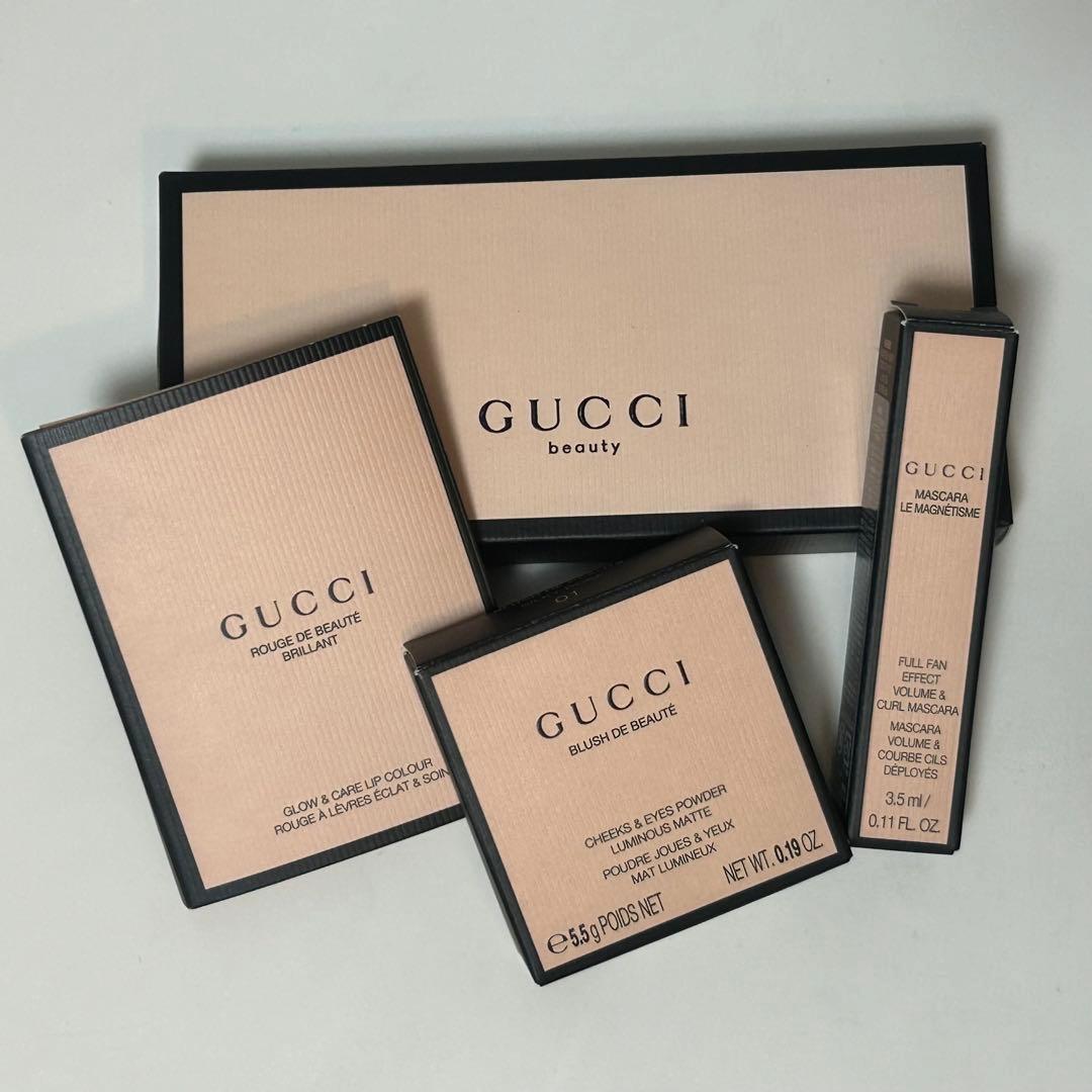 GUCCI beautyミラー チーク マスカラ ルージュ セット グッチ ビューティから新マスカラが登場 ボリュームアップとカールを両立
