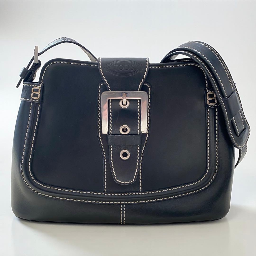 TOD'S トッズ【美品】ベルトバックル レザーショルダーバッグ ビンテージ TOD'S/トッズ_Men通販 | T タイムレス レザー リバーシブル ベルト