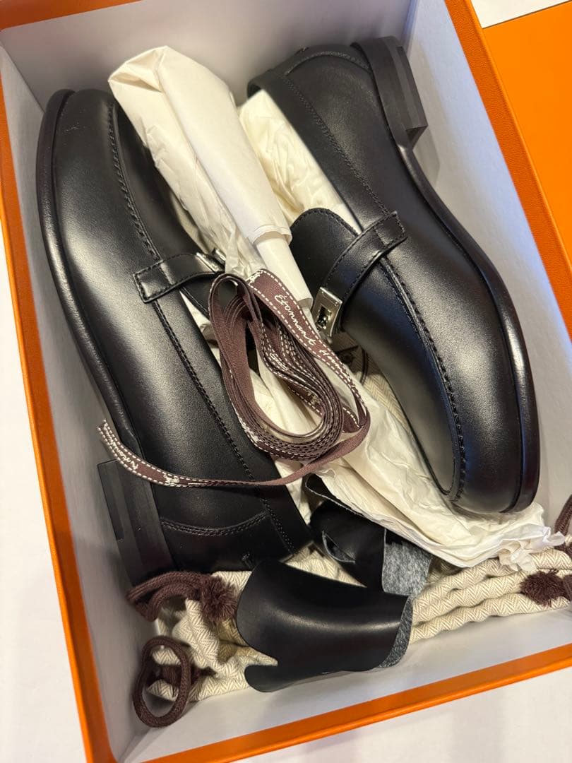 エルメス　モカシン《デスタン》 ブラック