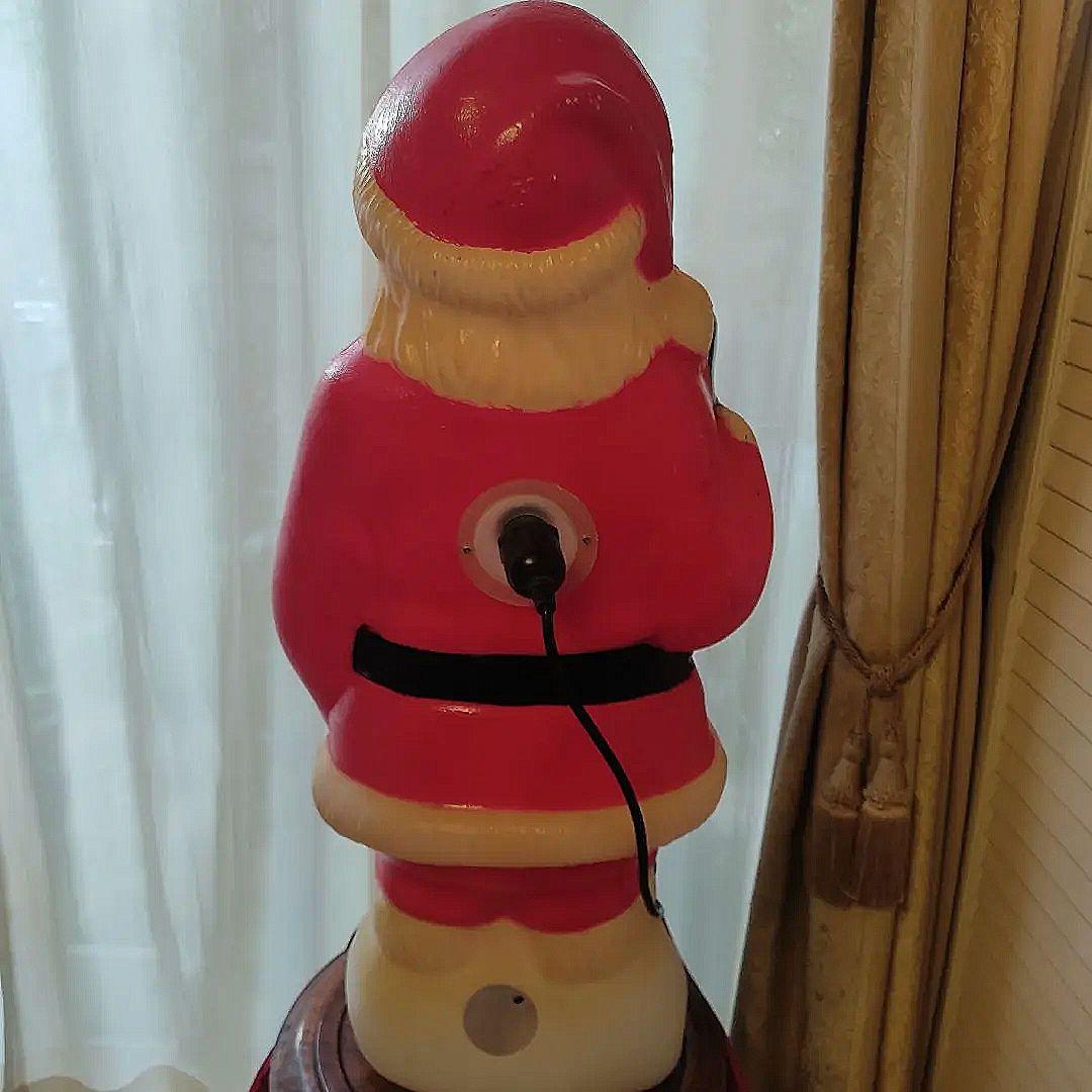 イルミネーション 電飾 サンタクロース 人形 大 ヴィンテージ レトロ
