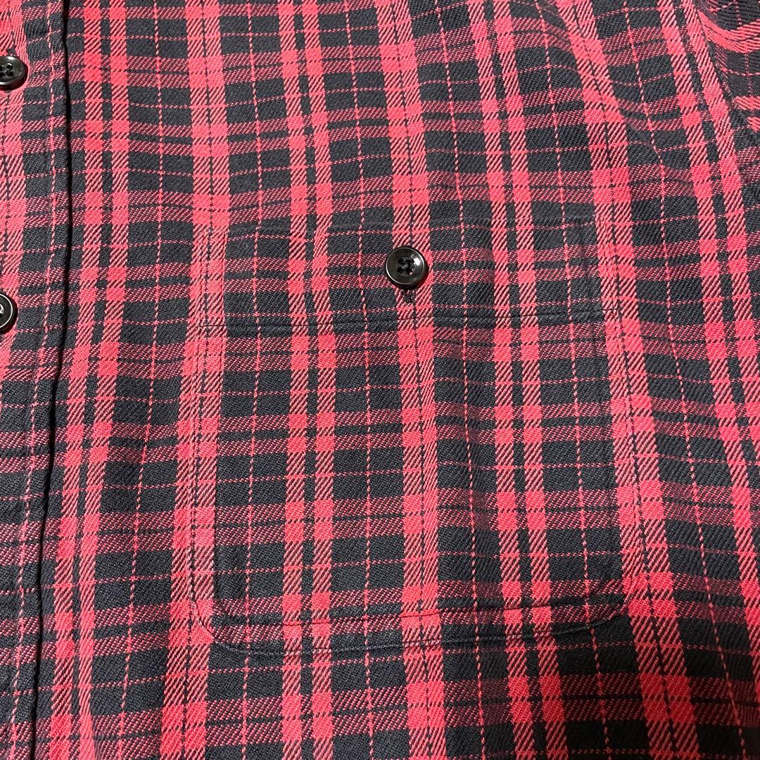 ダブルアールエルRRL 三ツ星タグ ネルシャツ 初期 90's チェック